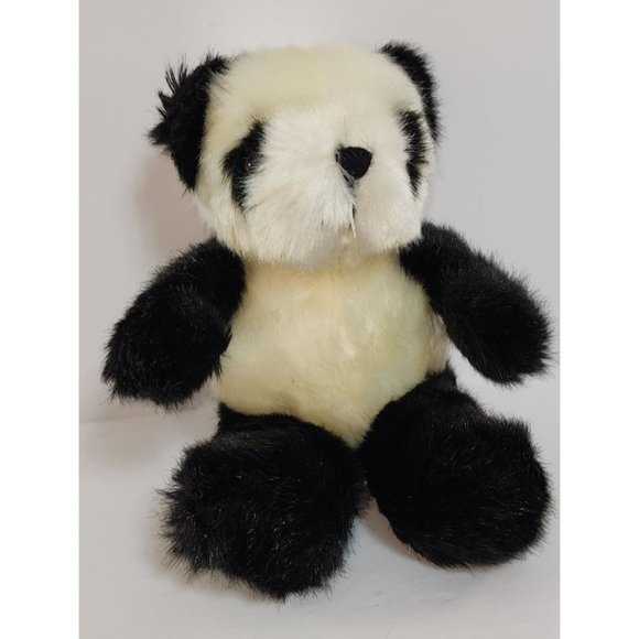 It's All Greek to Me Panda Bear Plush Stuffed Animal Soft Fuzzy 12 Inches Sits - Picture 2 of 9